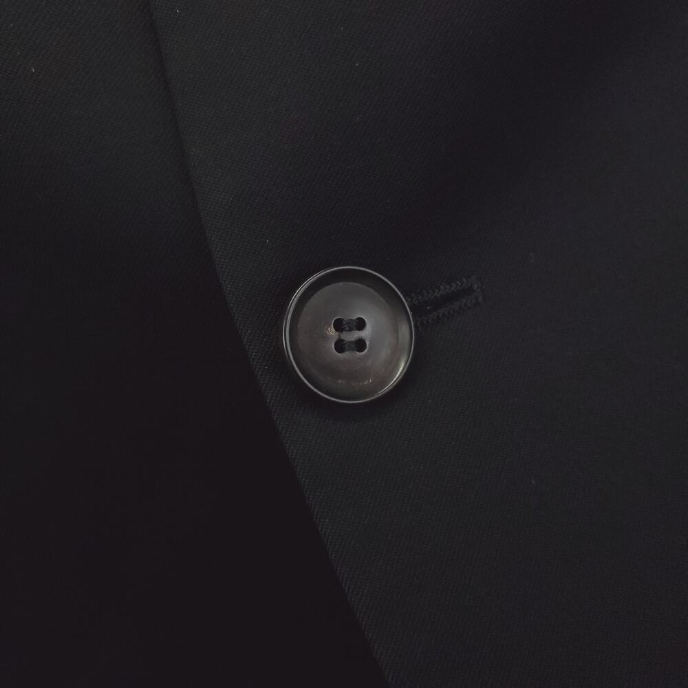 Hugo Boss Blazer Sport Coat Mens 44R Black Single Breasted Notch Lapel Formal - Picture 7 of 16